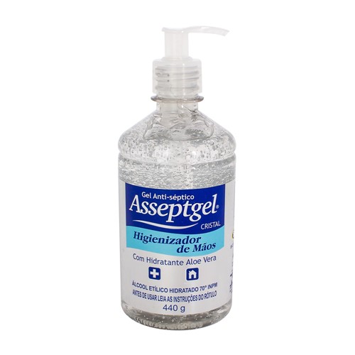 Asseptgel Anti-Séptico Higienizador de Mãos 440g