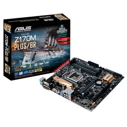 Asus Z170-M Plus/Br (1151 - Ddr4 3466 O.C.) Chipset Z170 - Micro Atx