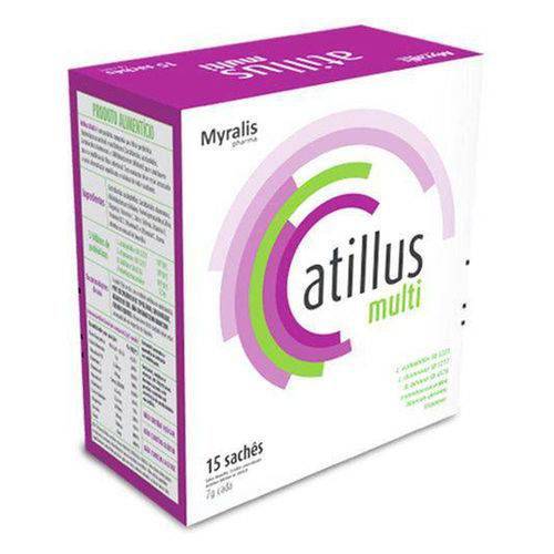 Atillus Multi Composto de Fibras e Probióticos Com15 Saches