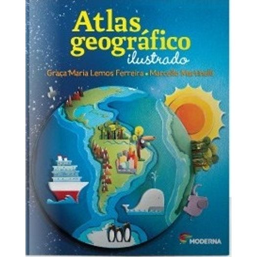 Atlas Geografico Ilustrado - Moderna