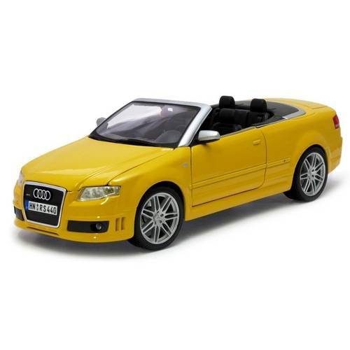 Audi Rs4 Conversível 1:18 Maisto Amarelo
