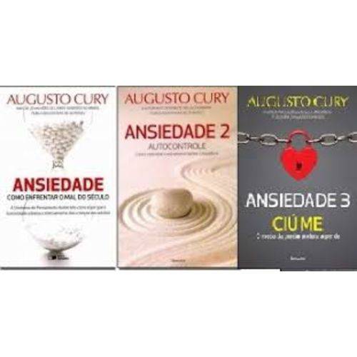 Augusto Cury Ansiedade 3 Livros