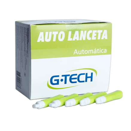 Auto Lanceta Automático G-TECH 100 Unidades