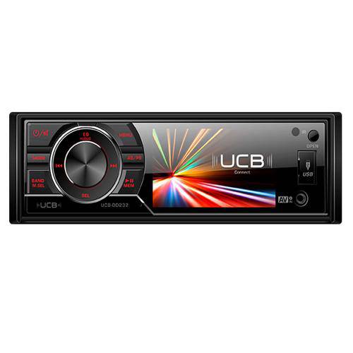 Auto Radio Dvd Player Ucb Tela 3,2 Pol Usb Sd Card Aux com Entrada para Camera de Re