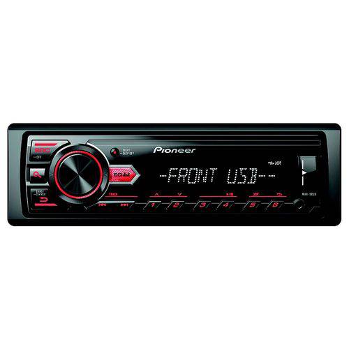 Auto Rádio Pioneer Mvh-98ub Usb Aux Sem Controle