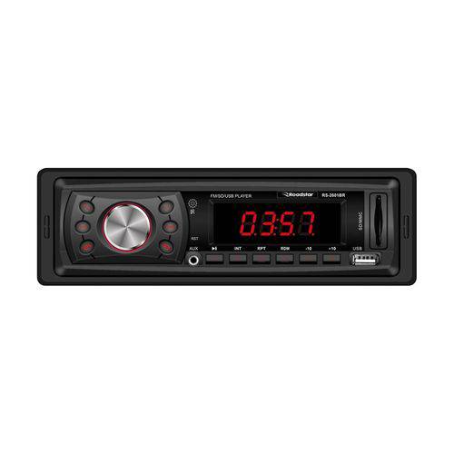 Auto-rádio Roadstar Mp3 Rs2601br 4x25rms USB Fmauxiliar