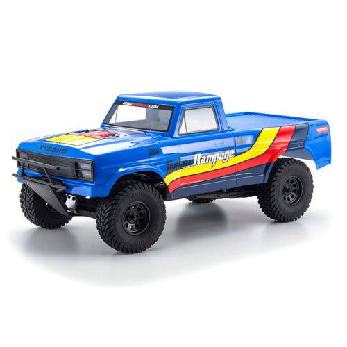 Automodelo Kyosho 1:10 Rc Ep Rs Truck Outlaw Rampage 2wd Azul Rádio Kt231p