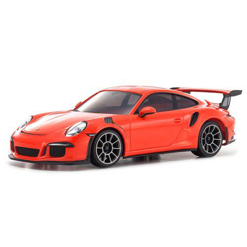 Automodelo Kyosho 1:27 Rc Ep Mini-Z Racer Sports2 Mr-03 Porsche 911 Gt3 Rs Laranj Radio Kt19