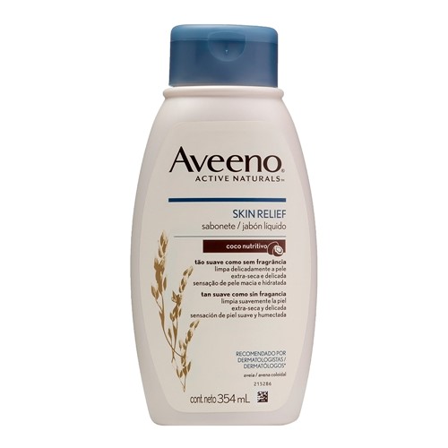 Aveeno Skin Relief Coco Nutritivo Sabonete Líquido com 354ml