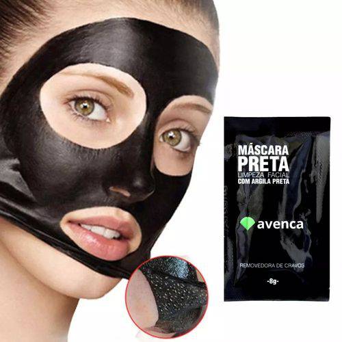 Avenca Máscara Preta Removedora de Cravos com Argila Caixa 50x8g