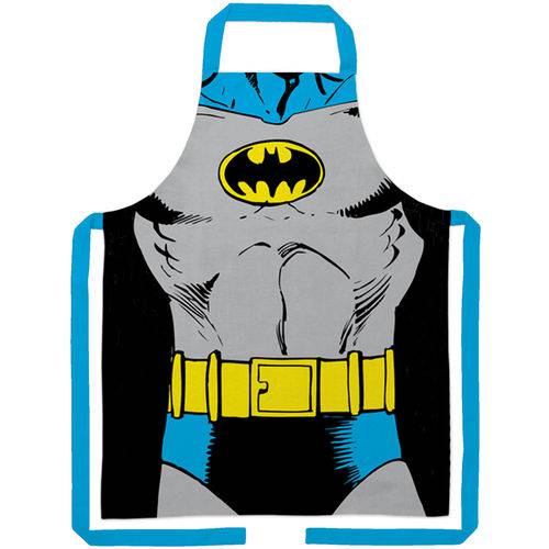 Avental de Algodão - Dc Comics - Corpo do Batman - Preto - Metrópole