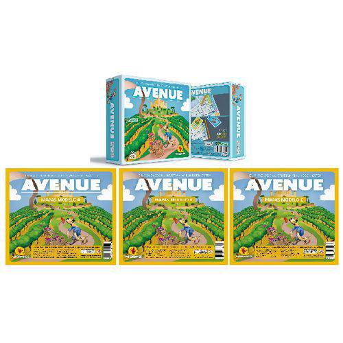 Avenue + Blocos de Mapas A, B e C PaperGames J016
