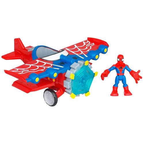 Avião Acrobático - Spider Man - Playskool Heroes - Hasbro