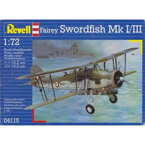 Aviao Biplano Fairey Swordfish Mk.I/Iii - Revell Alema