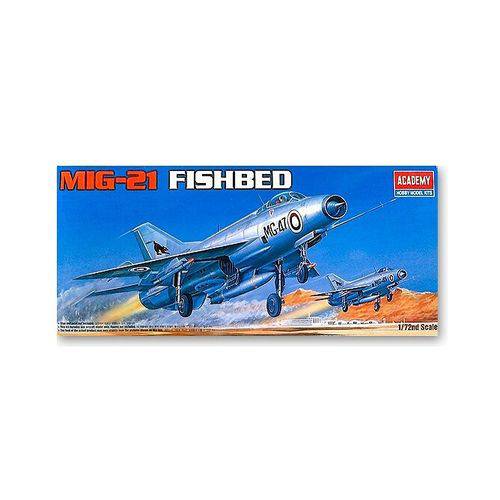 Avião Caça Mig-21 Fishbed 12442 - ACADEMY
