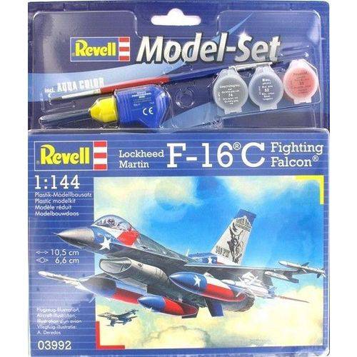 Aviao F-16 C USAF C/tintas, Pinceis e Cola - REVELL ALEMA
