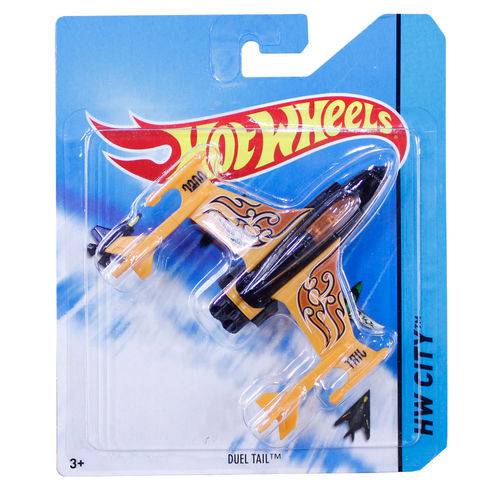 Avião Hot Wheels - Duel Tail - Mattel