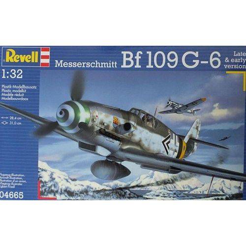 Aviao Messerchmitt Bf-109 G-6 Late And Early Version - Revell Alema