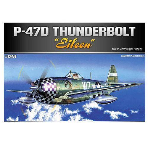 Avião P-47 D Thunderbolt - Eileen 12474 - ACADEMY