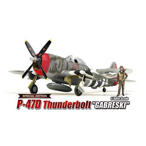 Avião P-47d Thunderbolt - Gabreski - Limited Edition - Academy