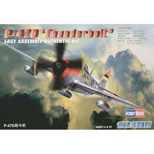 Avião P-47d Thunderbolt - Hobbyboss
