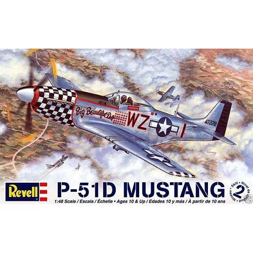 Avião P-51d Mustang - Revell Americana