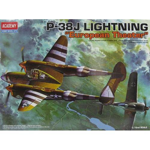 Avião P-38j Lightning - European Theater - Academy