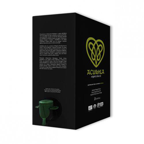 Azeite Acushla Organico Bag In Box 5 Litros