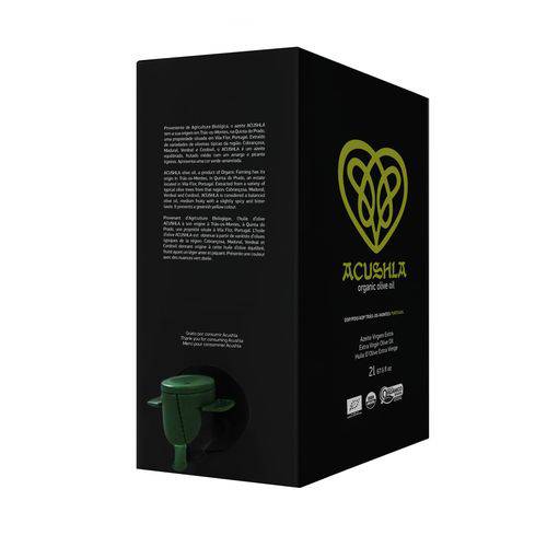 Azeite Acushla Organico Bag In Box 2 L