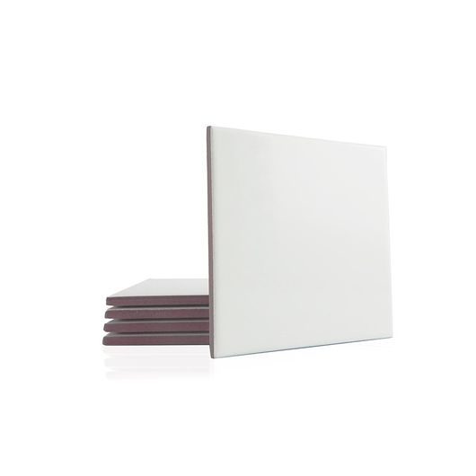 Azulejo de Cerâmica Branco para Sublimação 10x10cm