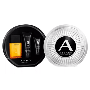 Azzaro Kit Pour Homme Eau de Toilette Perfume Masculino 100ml + Gel de Banho 100ml + Pos Barba 50ml