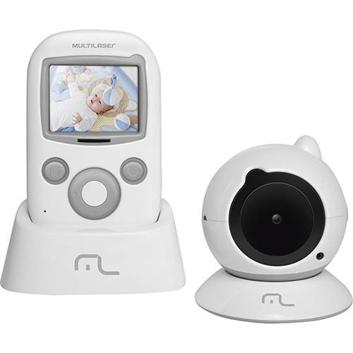 Babá Eletrônica com Câmera Multikids Baby View Tela 2,4" Visão Noturna Até 150m