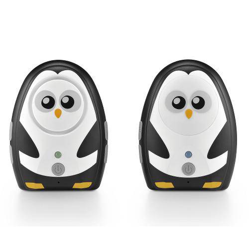 Babá Eletrônica Multikids Pinguim Audio Digital Luz Noturna