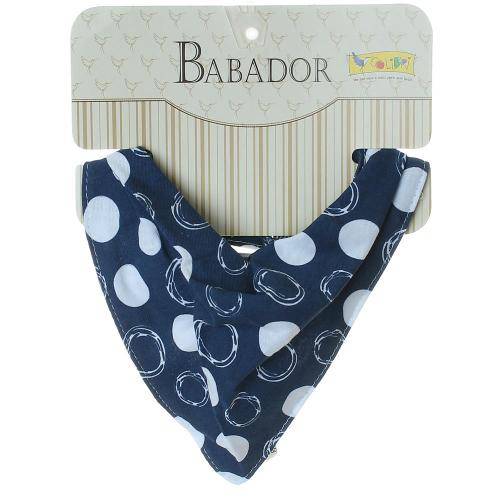 Babador Bandana Círculos Azul
