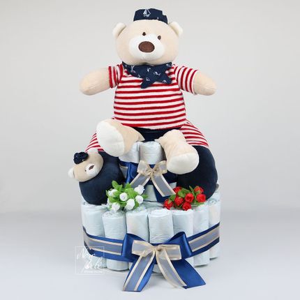 Baby Cake Urso Navy - Marinho
