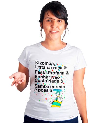 Babylook Samba Enredo é Poesia