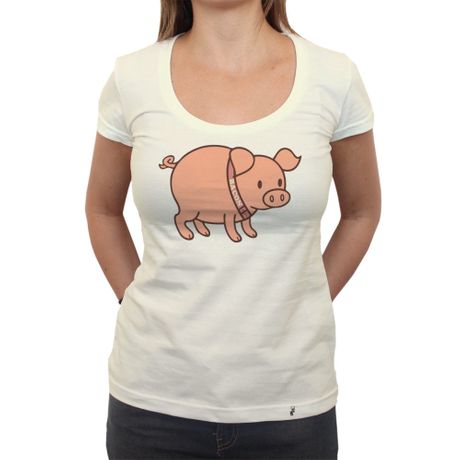 Bacon - Camiseta Clássica Feminina