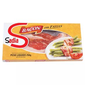Bacon Cozido Defumado Sadia 250g