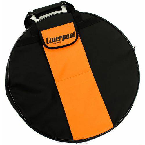 Bag de Pratos Liverpool Bag-Pra com Bag de Baquetas Frontal e Compatível com Pratos Até 20¨