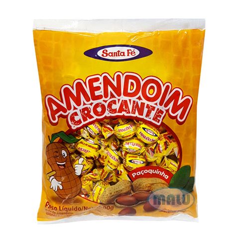 Bala Amendoim Crocante 500g - Santa Fé