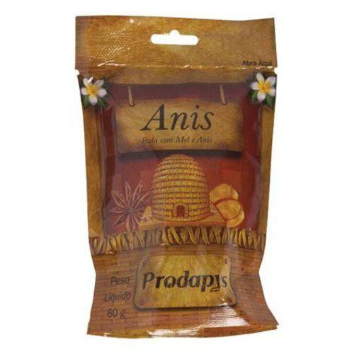 Bala Anis/mel 10 Pacotes C/ 60g Prodapys