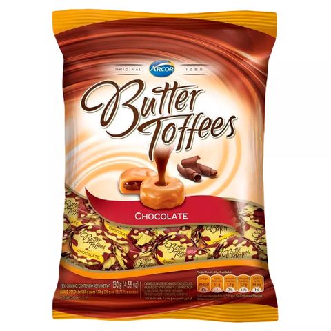 Bala Butter Toffees Chocolate 130g - Arcor