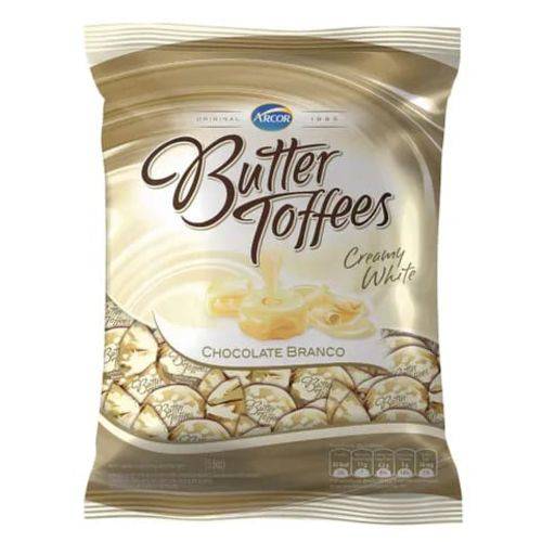 Bala Butter Toffees Chocolate Branco 600g