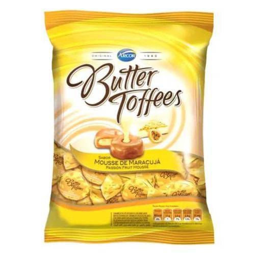 Bala Butter Toffees Mousse de Maracujá 600g - Arcor