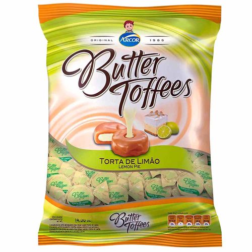 Bala Butter Toffees Torta de Limão 600g Arcor 1008172