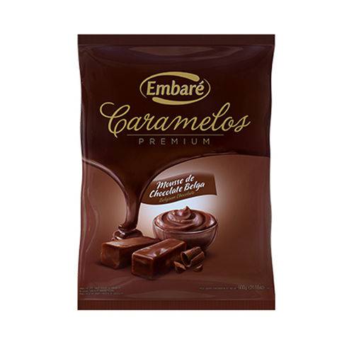 Bala Caramelo Premium Sabor Mousse de Chocolate Belga 600g - Embaré