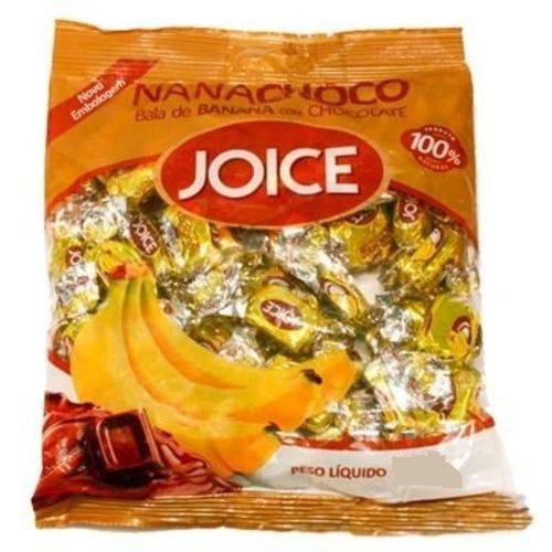 Bala de Banana com Chocolate Nanachoco Joice