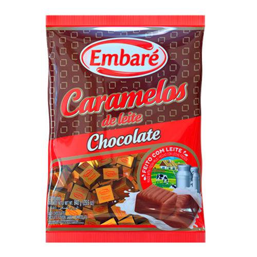 Bala de Caramelo Chocolate 840g - Embaré
