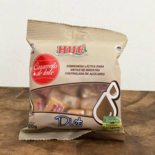 Bala de Caramelo de Leite Diet 100g - Hué