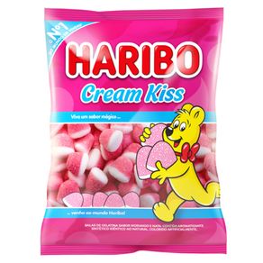 Bala de Gelatina Cream Kiss Haribo 100g